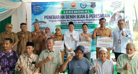 Bantu Sapi dan Benih Ikan, Langkah Nyata SKK Migas - PetroChina Sokong Pokdakan Tanjabbar